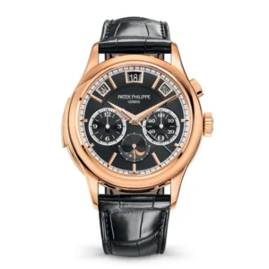 Patek Philippe Grand Complications submodel Rose Gold Black Dial 5208R-001