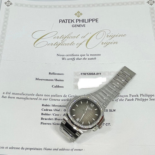 Patek Philippe Nautilus 7118 Ladies Steel with Diamonds "New" 2022 Patek Philippe Nautilus 7118 Ladies Steel with Diamonds "New" 2022