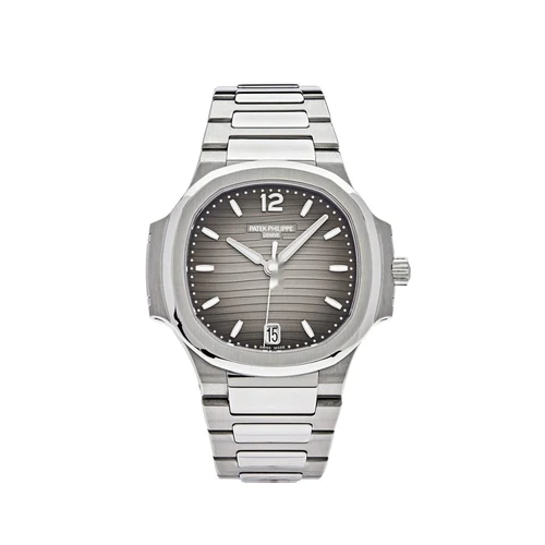 Patek Philippe Nautilus Ladies Steel Smoke Grey Dial 7118/1A-011 2018 Patek Philippe Nautilus Ladies Steel Smoke Grey Dial 7118/1A-011 2018
