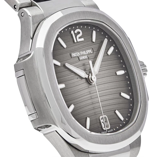Patek Philippe Nautilus Ladies Steel Smoke Grey Dial 7118/1A-011 2018 Patek Philippe Nautilus Ladies Steel Smoke Grey Dial 7118/1A-011 2018