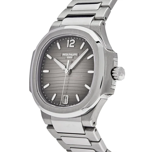 Patek Philippe Nautilus Ladies Steel Smoke Grey Dial 7118/1A-011 2018 Patek Philippe Nautilus Ladies Steel Smoke Grey Dial 7118/1A-011 2018