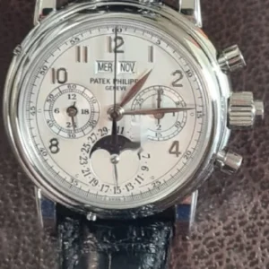 Patek Philippe Perpetual Calendar Chronograph 5004P Perpetual Calendar Chronograph Platinum 100 NEVER USED Full Set Patek Philippe Perpetual Calendar Chronograph 5004P Perpetual Calendar Chronograph Platinum 100 NEVER USED Full Set