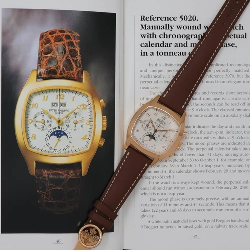 Patek Philippe Perpetual Calendar Chronograph 5020R-013 Perpetual Chronograph Cushion Shape Complete Final Year Rare Patek Philippe Perpetual Calendar Chronograph 5020R-013 Perpetual Chronograph Cushion Shape Complete Final Year Rare