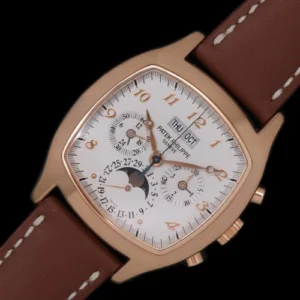 Patek Philippe Perpetual Calendar Chronograph 5020R-013 Perpetual Chronograph Cushion Shape Complete Final Year Rare