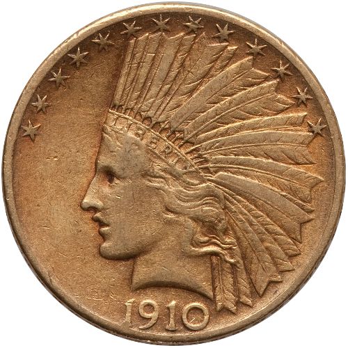 Pre-33 $10 Indian Gold Eagle Coin (AU) Pre-33 $10 Indian Gold Eagle Coin (AU)