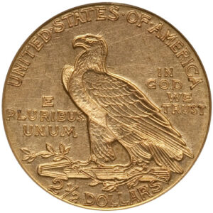 Pre-33 $2.50 Indian Gold Quarter Eagle Coin (AU)