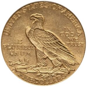 Pre-33 $5 Indian Gold Half Eagle Coin (BU)