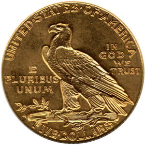 Pre-33 $5 Indian Gold Half Eagle Coin (Cleaned) Pre-33 $5 Indian Gold Half Eagle Coin (Cleaned)