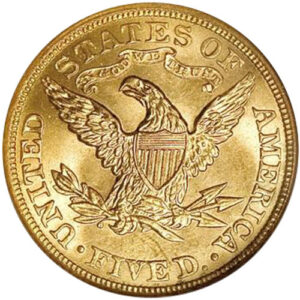 Pre-33 $5 Liberty Gold Half Eagle Coin (Cleaned) Pre-33 $5 Liberty Gold Half Eagle Coin (Cleaned)