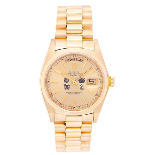 Rolex Day-Date 36 President Day-Date Men's 18k Gold Watch 18038 Rolex Day-Date 36 President Day-Date Men's 18k Gold Watch 18038