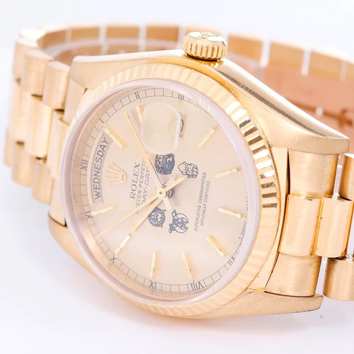 Rolex Day-Date 36 President Day-Date Men's 18k Gold Watch 18038 Rolex Day-Date 36 President Day-Date Men's 18k Gold Watch 18038