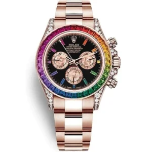 Rolex Daytona 116595RBOW Rainbow Black Dial Unworn 2022 Rolex Daytona 116595RBOW Rainbow Black Dial Unworn 2022