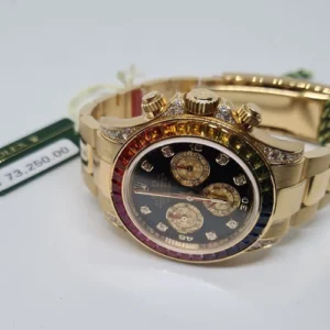Rolex Daytona Rainbow 116598 SUPER RARE 100 NOS Full Set full stickers Rolex Daytona Rainbow 116598 SUPER RARE 100 NOS Full Set full stickers