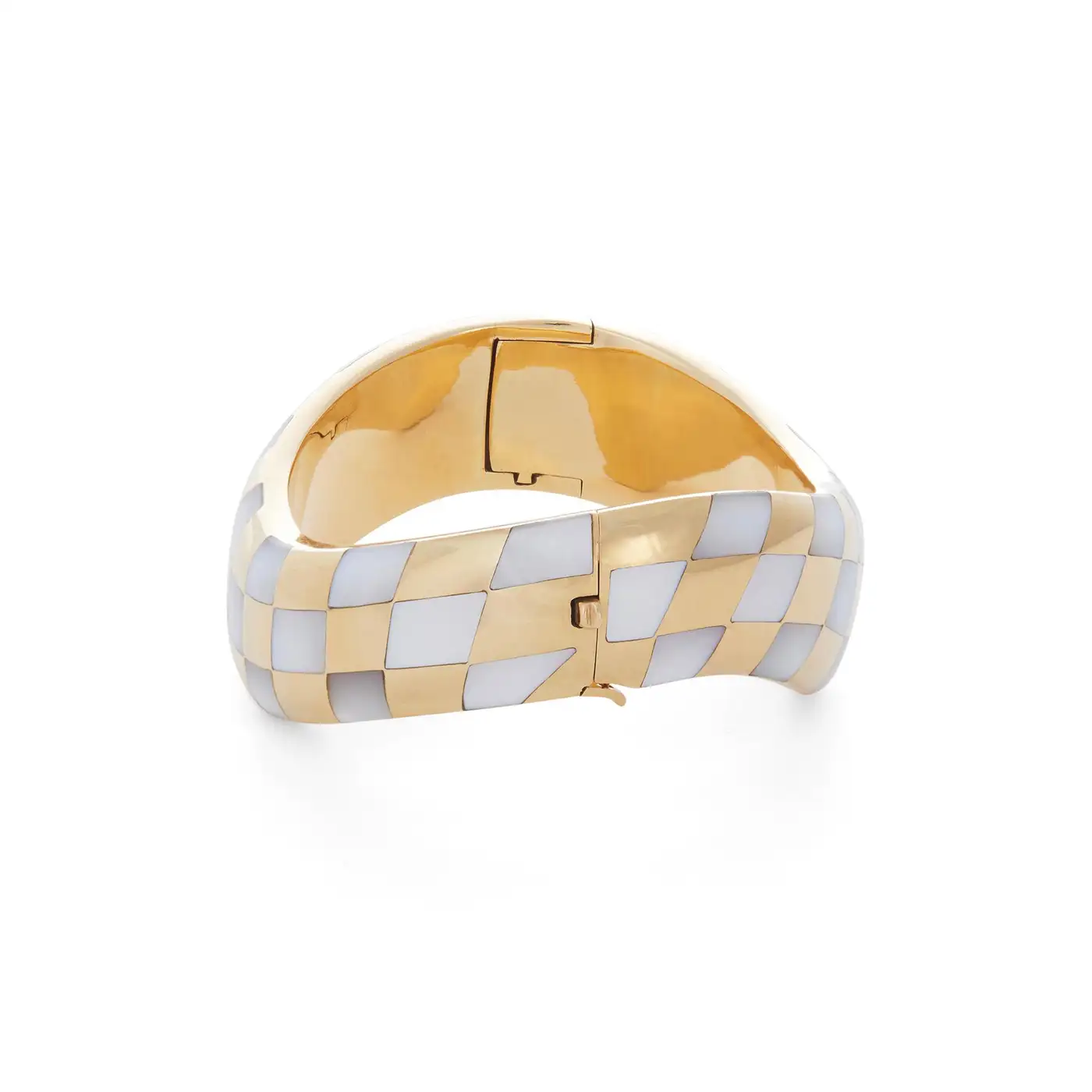 Angela Cummings Gold and Mother or Pearl Bangle Angela Cummings Gold and Mother or Pearl Bangle