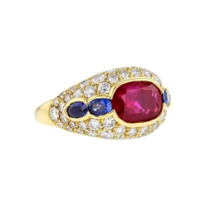 Bulgari Natural No Heat Burma Ruby, Sapphi Bulgari Natural No Heat Burma Ruby, Sapphi