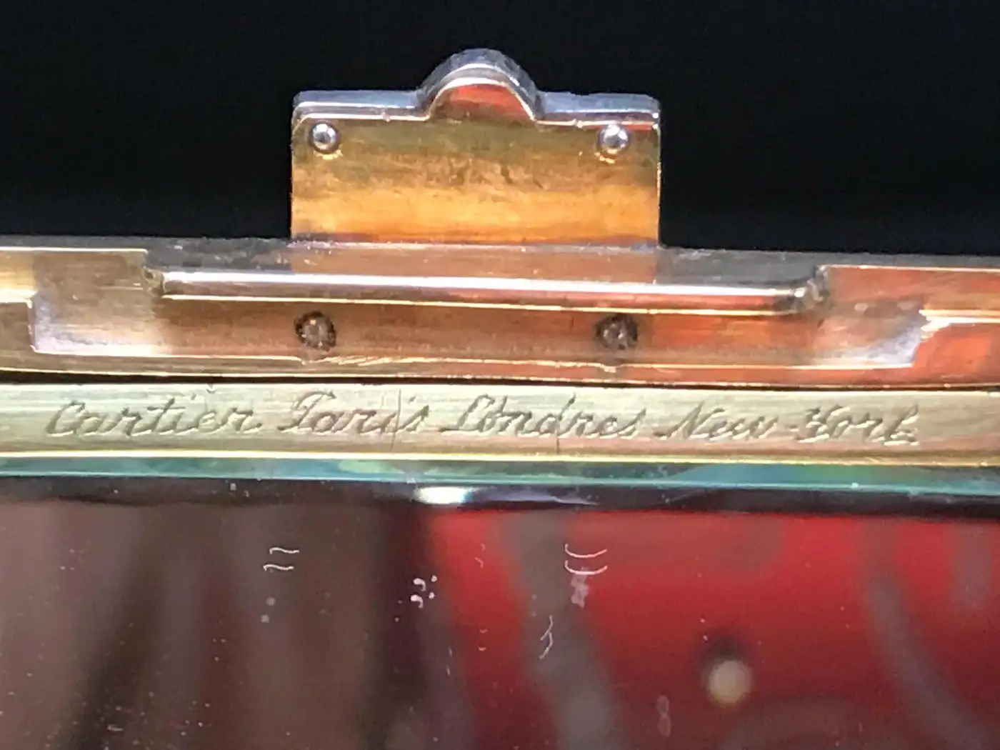 Cartier 18 Karat Yellow Gold Vanity Case 279 Grammes, Art Deco, 279 Gm Gold, Rare Cartier 18 Karat Yellow Gold Vanity Case 279 Grammes, Art Deco, 279 Gm Gold, Rare