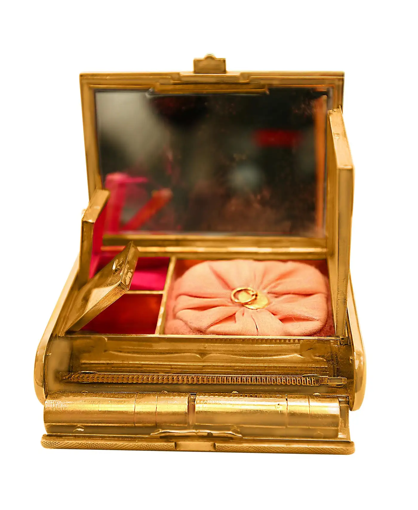 Cartier 18 Karat Yellow Gold Vanity Case 279 Grammes, Art Deco, 279 Gm Gold, Rare Cartier 18 Karat Yellow Gold Vanity Case 279 Grammes, Art Deco, 279 Gm Gold, Rare