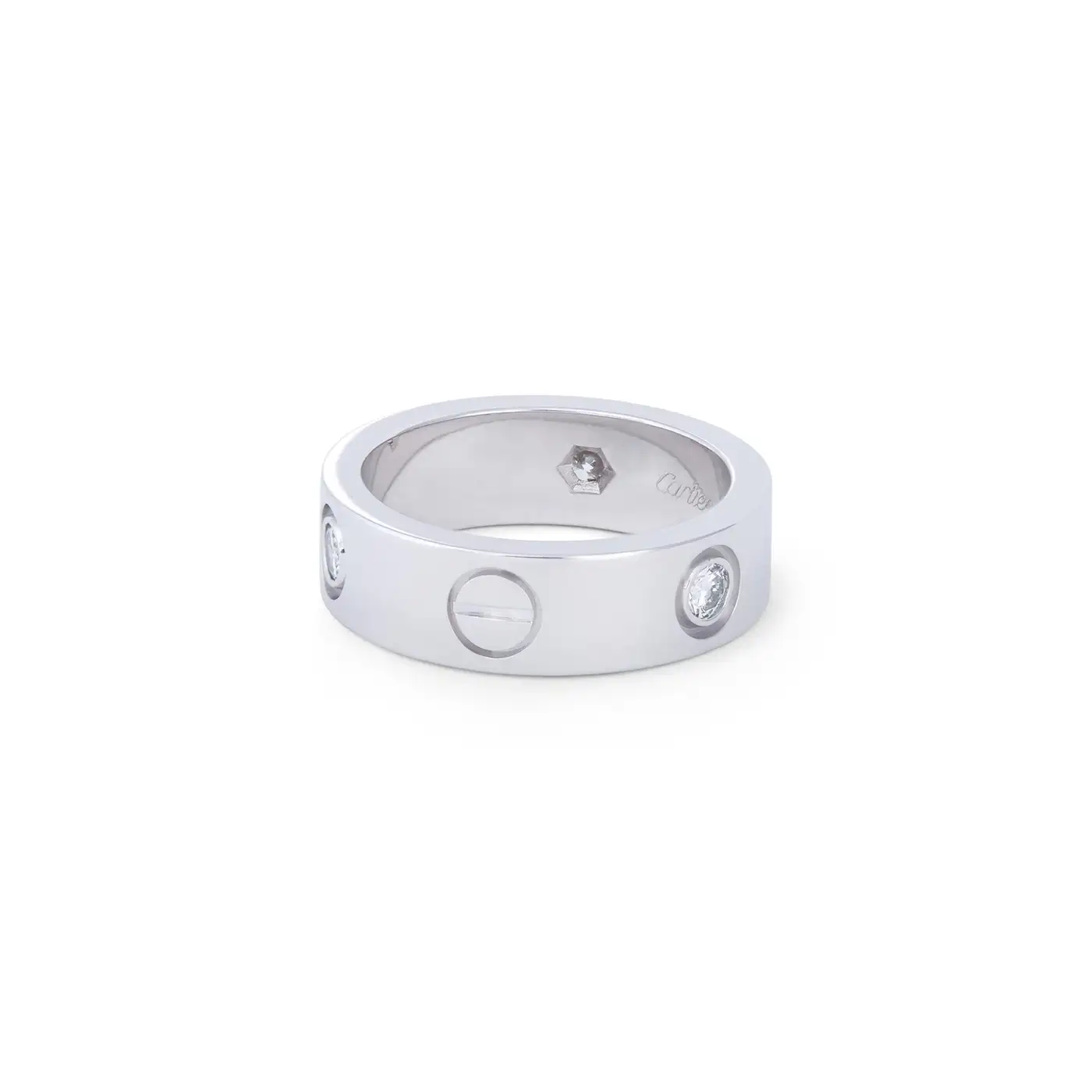 Cartier Love White Gold Diamond Ring Cartier Love White Gold Diamond Ring