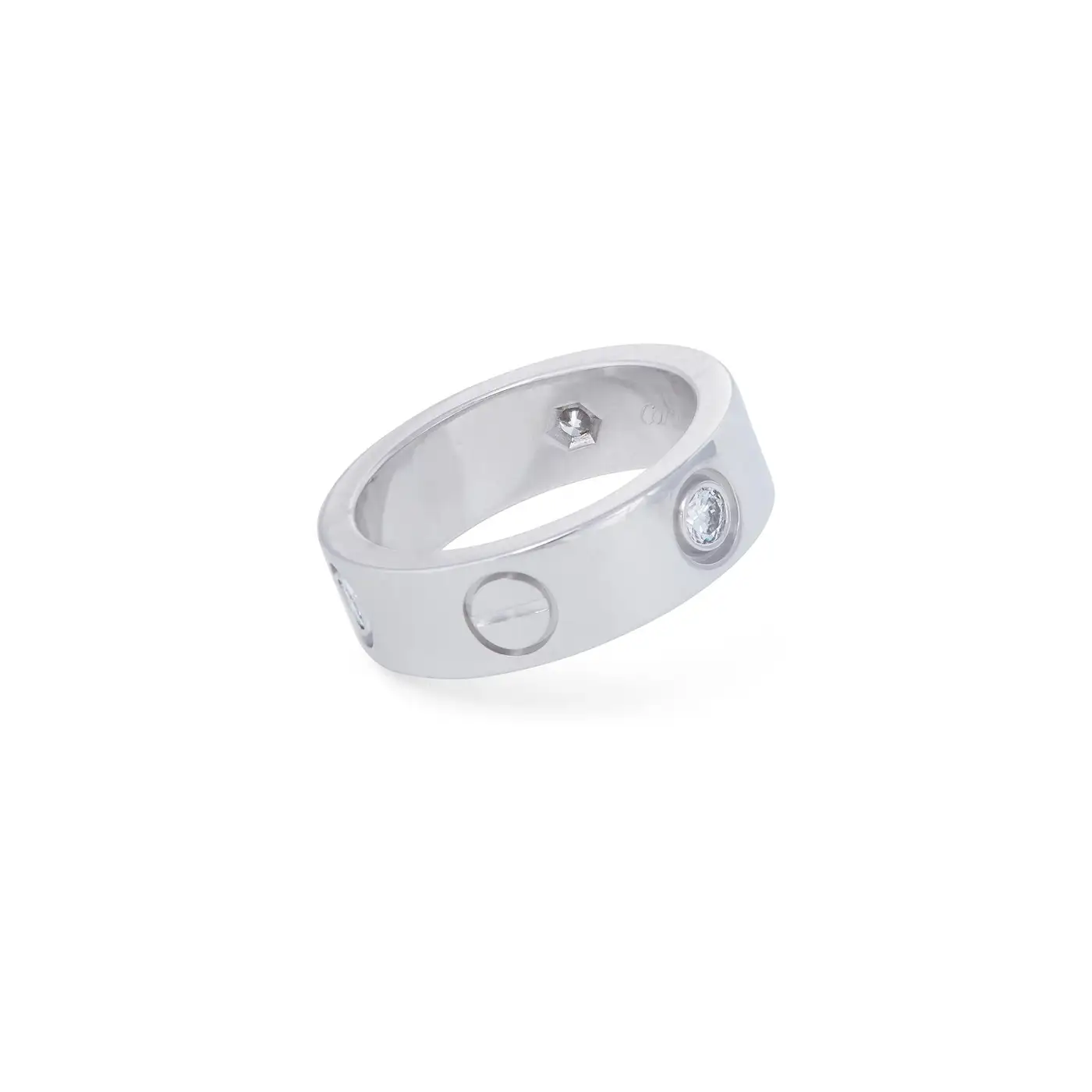 Cartier Love White Gold Diamond Ring Cartier Love White Gold Diamond Ring