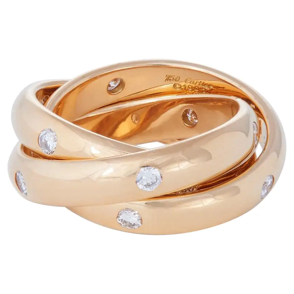 Cartier Trinity Constellation Yellow Gold and Diamond Ring Cartier Trinity Constellation Yellow Gold and Diamond Ring