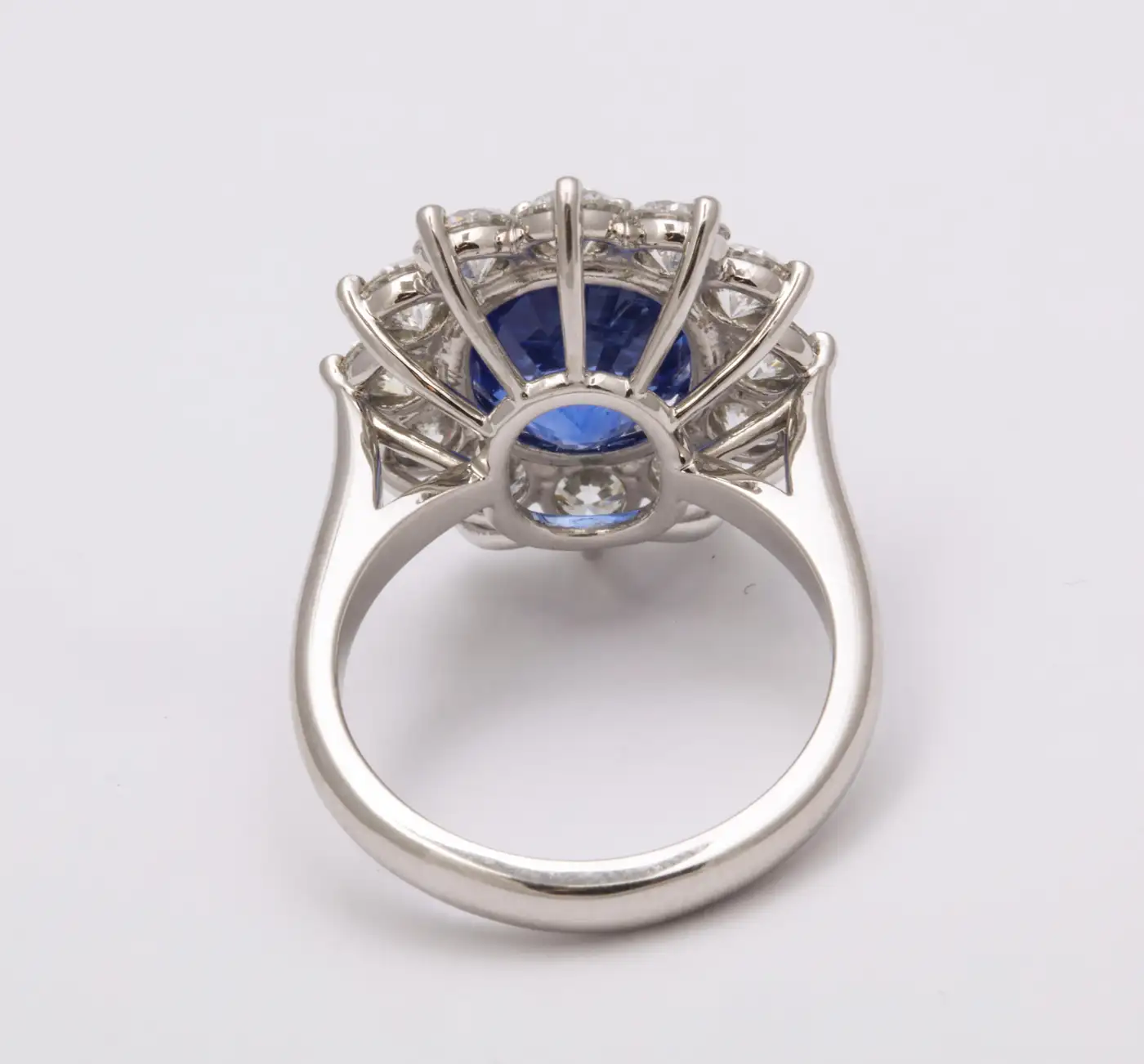 Ceylon Blue Sapphire and Diamond Ring Ceylon Blue Sapphire and Diamond Ring
