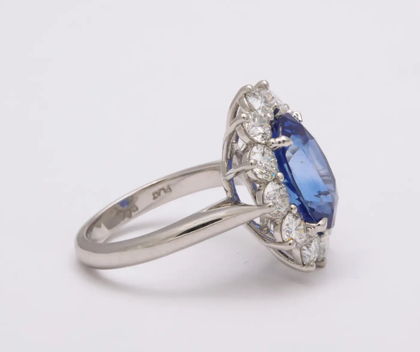 Ceylon Blue Sapphire and Diamond Ring Ceylon Blue Sapphire and Diamond Ring