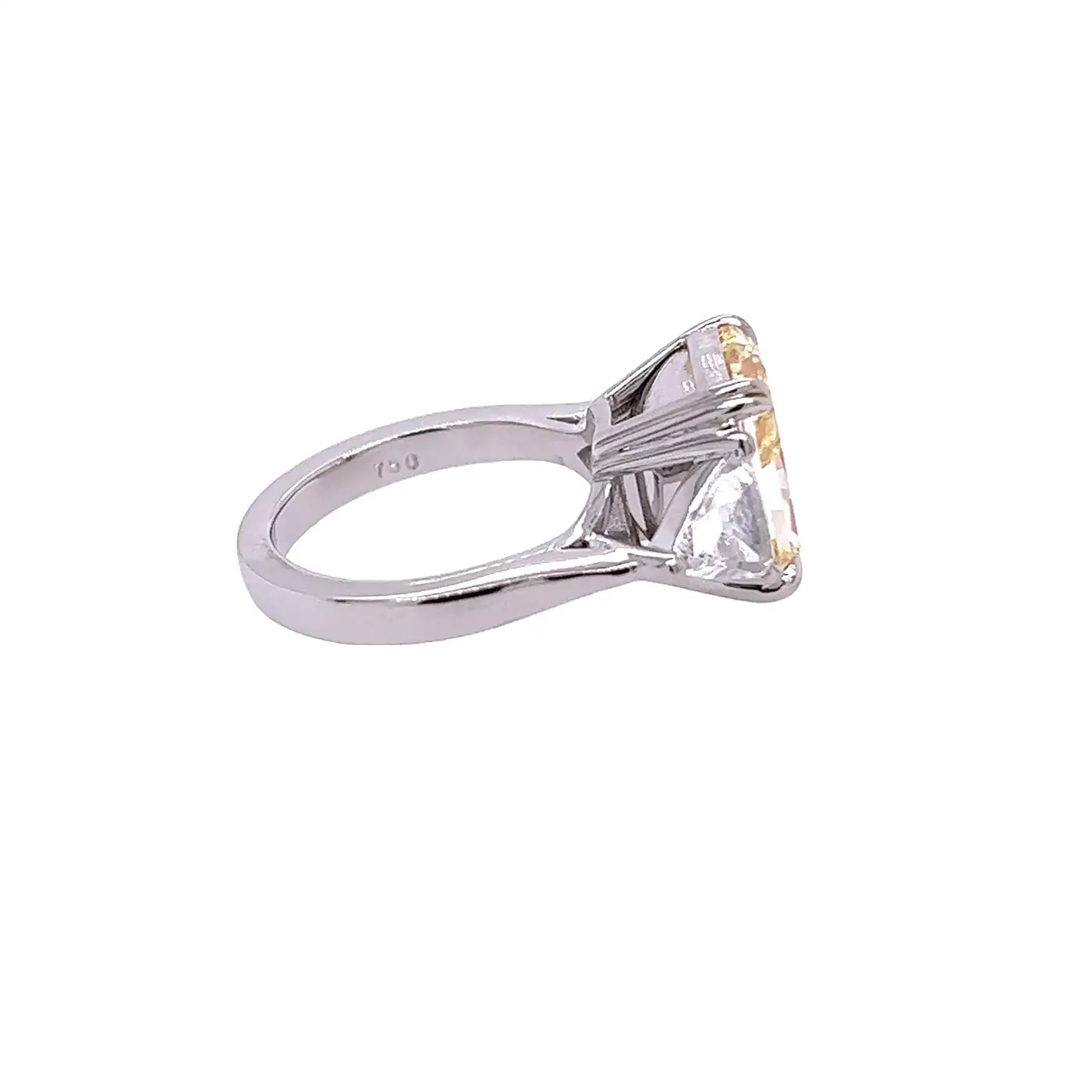 David Rosenberg 5.68 ct Fancy Light Yellow Radiant GIA Diamond Engagement Ring David Rosenberg 5.68 ct Fancy Light Yellow Radiant GIA Diamond Engagement Ring