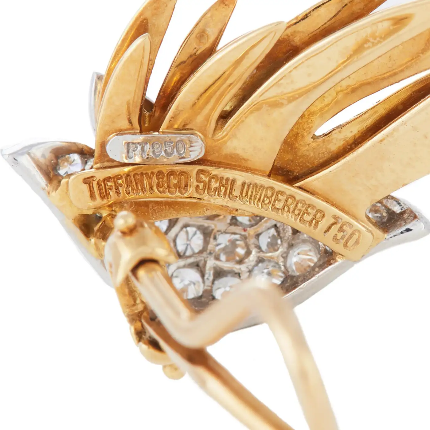 Flame Diamond Ear Clips For Sale - Jean Schlumberger for Tiffany & Co. Flame Diamond Ear Clips For Sale - Jean Schlumberger for Tiffany & Co.