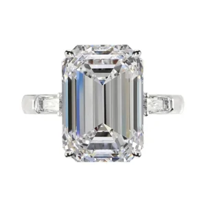 GIA Certified 4.21 Carat Emerald Cut Diamond Ring VS1 Clarity F colour GIA Certified 4.21 Carat Emerald Cut Diamond Ring VS1 Clarity F colour