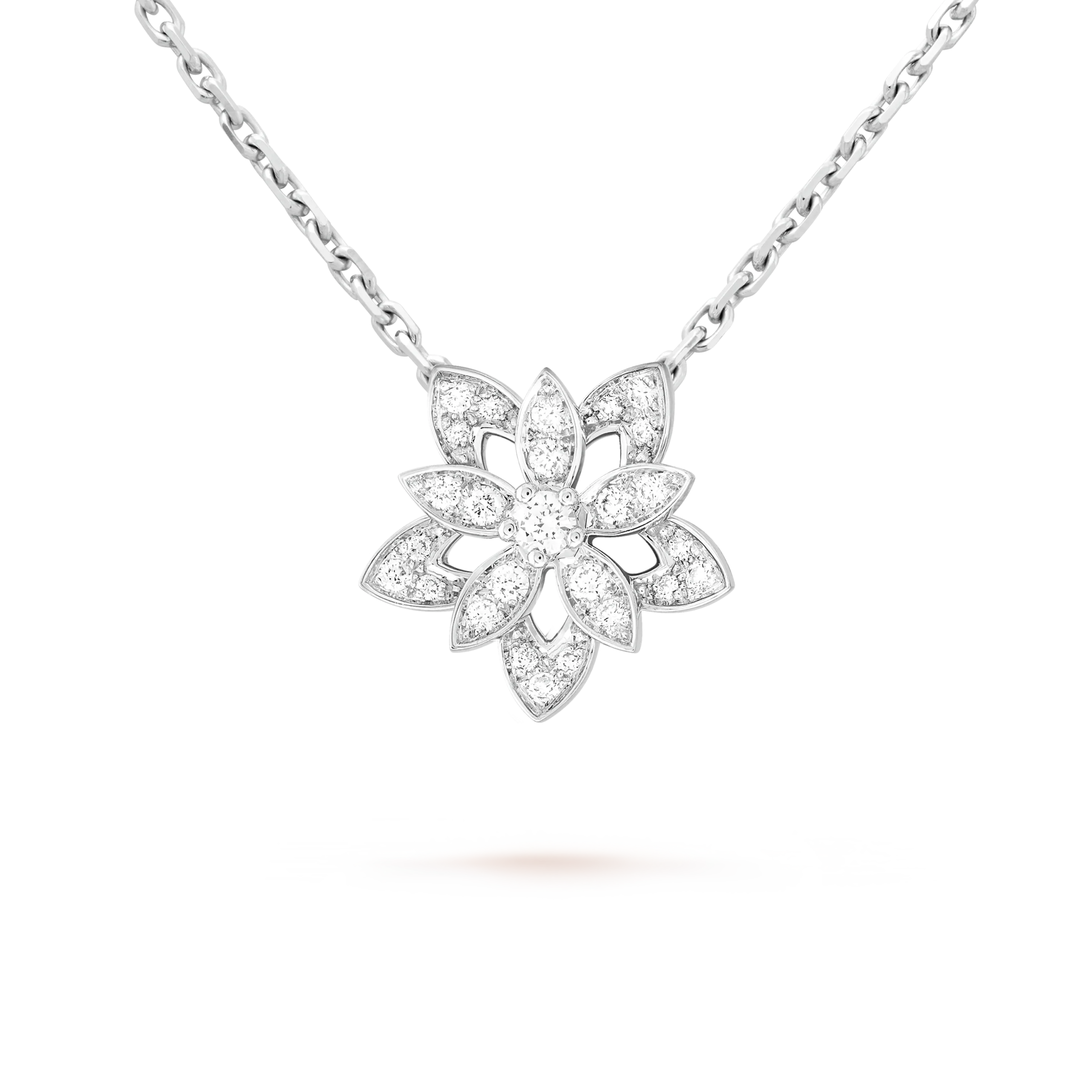 Lotus openwork pendant mini model