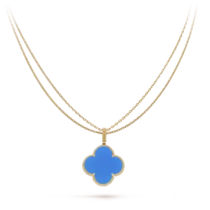 1 motif Magic Alhambra long necklace