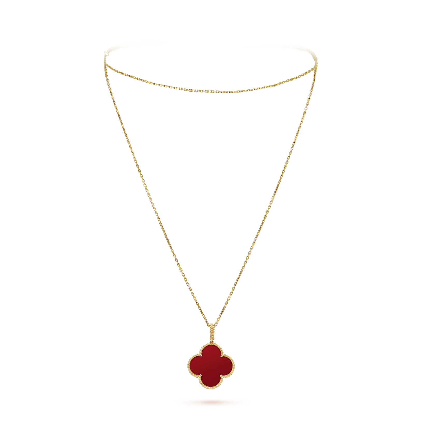 Magic Alhambra long necklace 1 motif