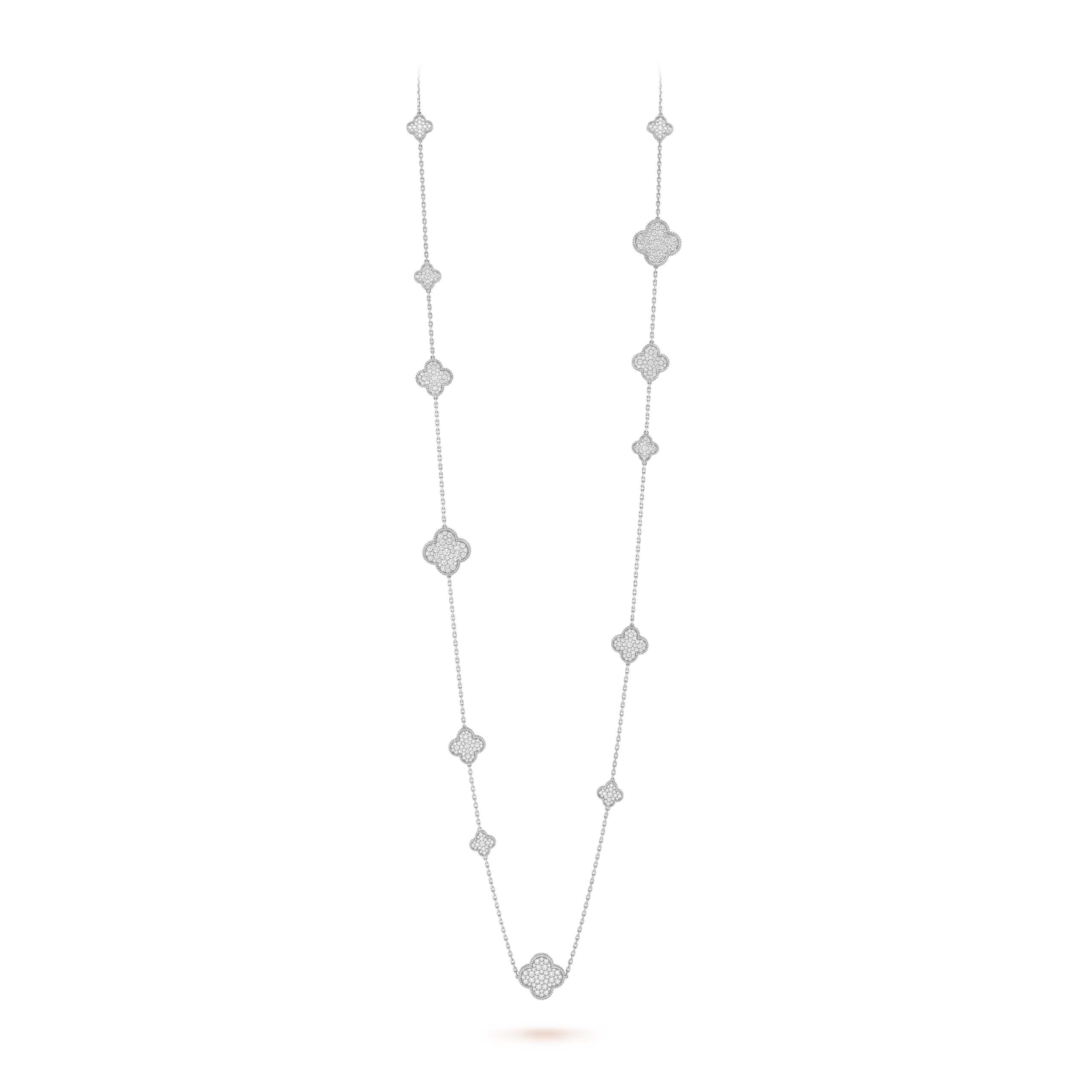 Magic Alhambra long necklace 16 motifs