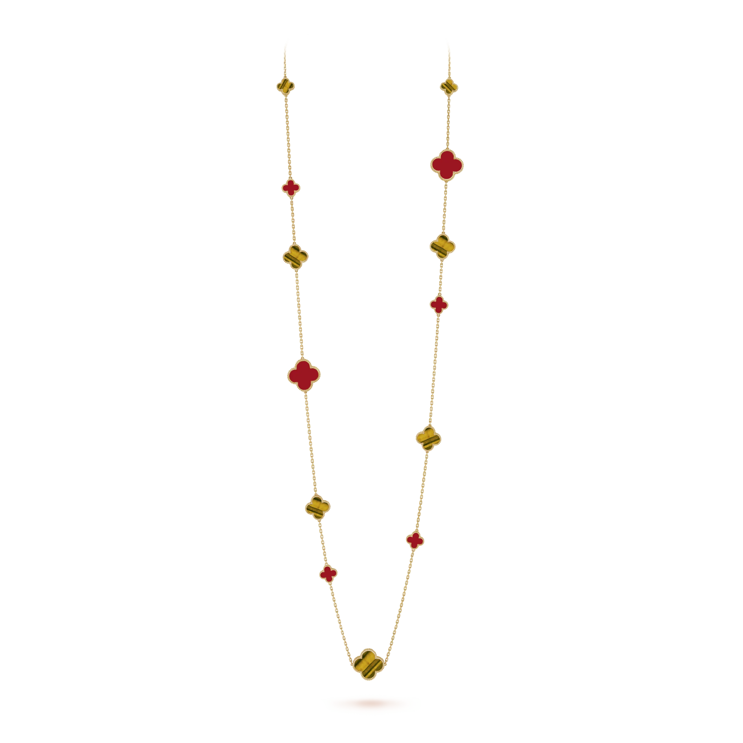 Magic Alhambra long necklace 16 motifs Magic Alhambra long necklace 16 motifs