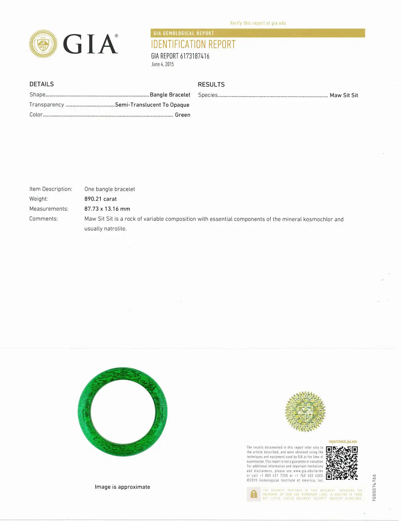 Natural Maw-Sit-Sit Statement Bangle Bracelet Natural Maw-Sit-Sit Statement Bangle Bracelet