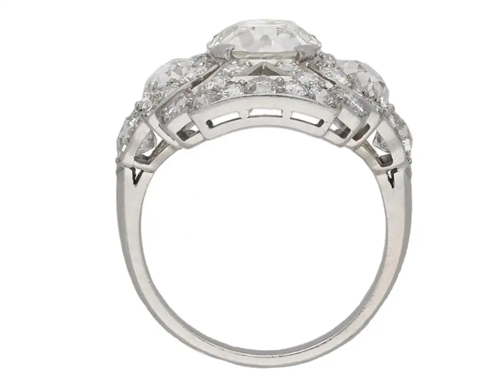 Ornate Diamond Cluster Ring For Sale, circa 1920 Ornate Diamond Cluster Ring For Sale, circa 1920