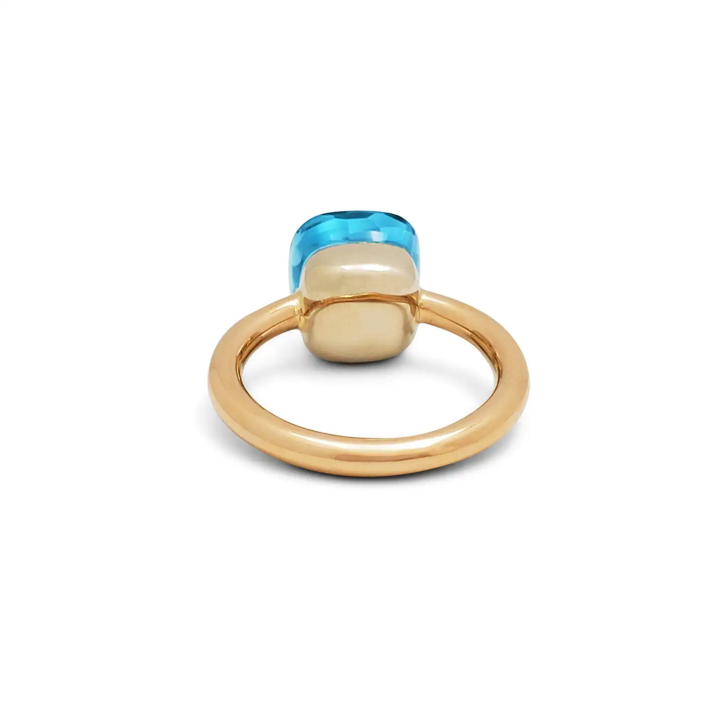 Pomellato Nudo Rose Gold and Blue Topaz Ring Pomellato Nudo Rose Gold and Blue Topaz Ring