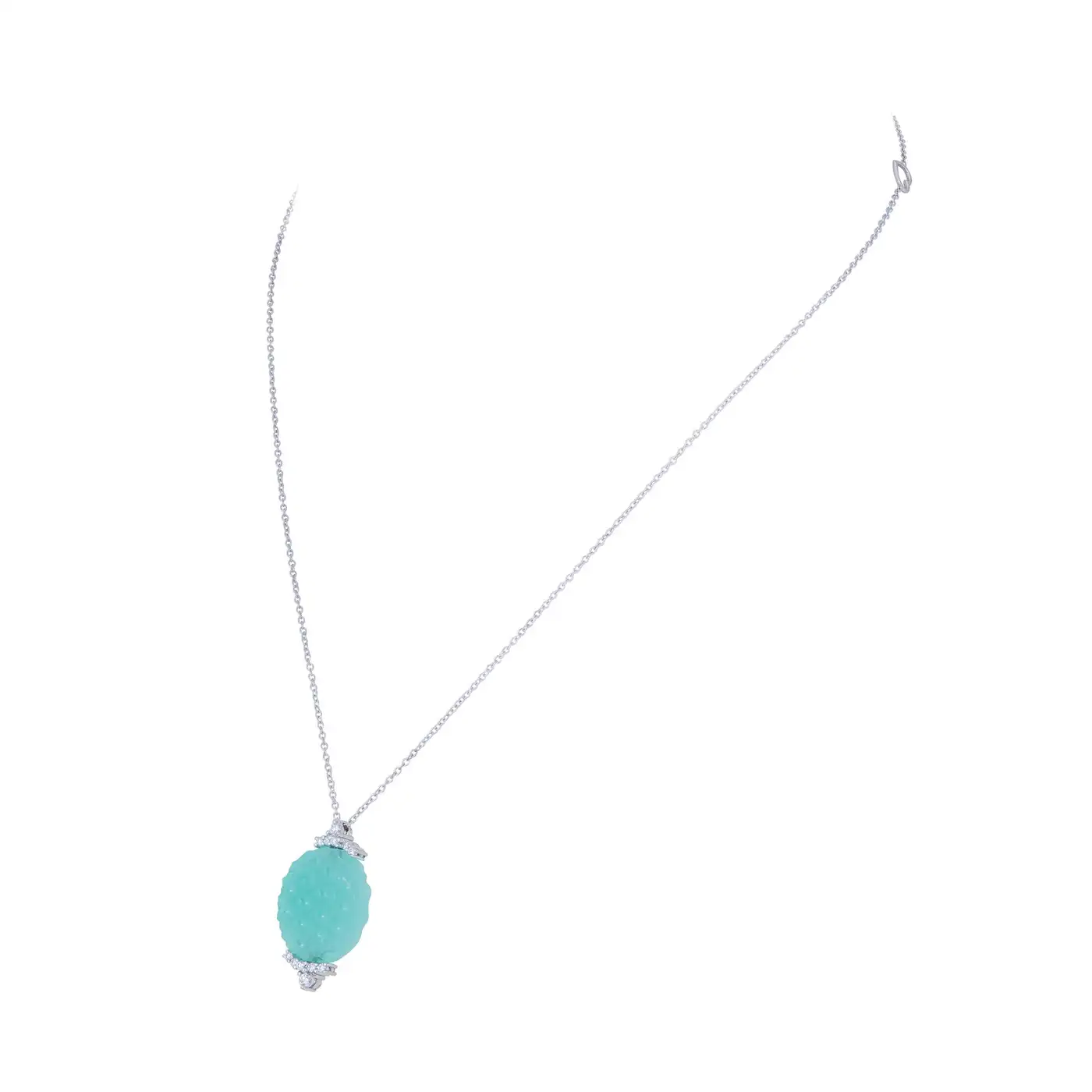 Roberto Coin Chalcedony and Diamond Necklace Roberto Coin Chalcedony and Diamond Necklace