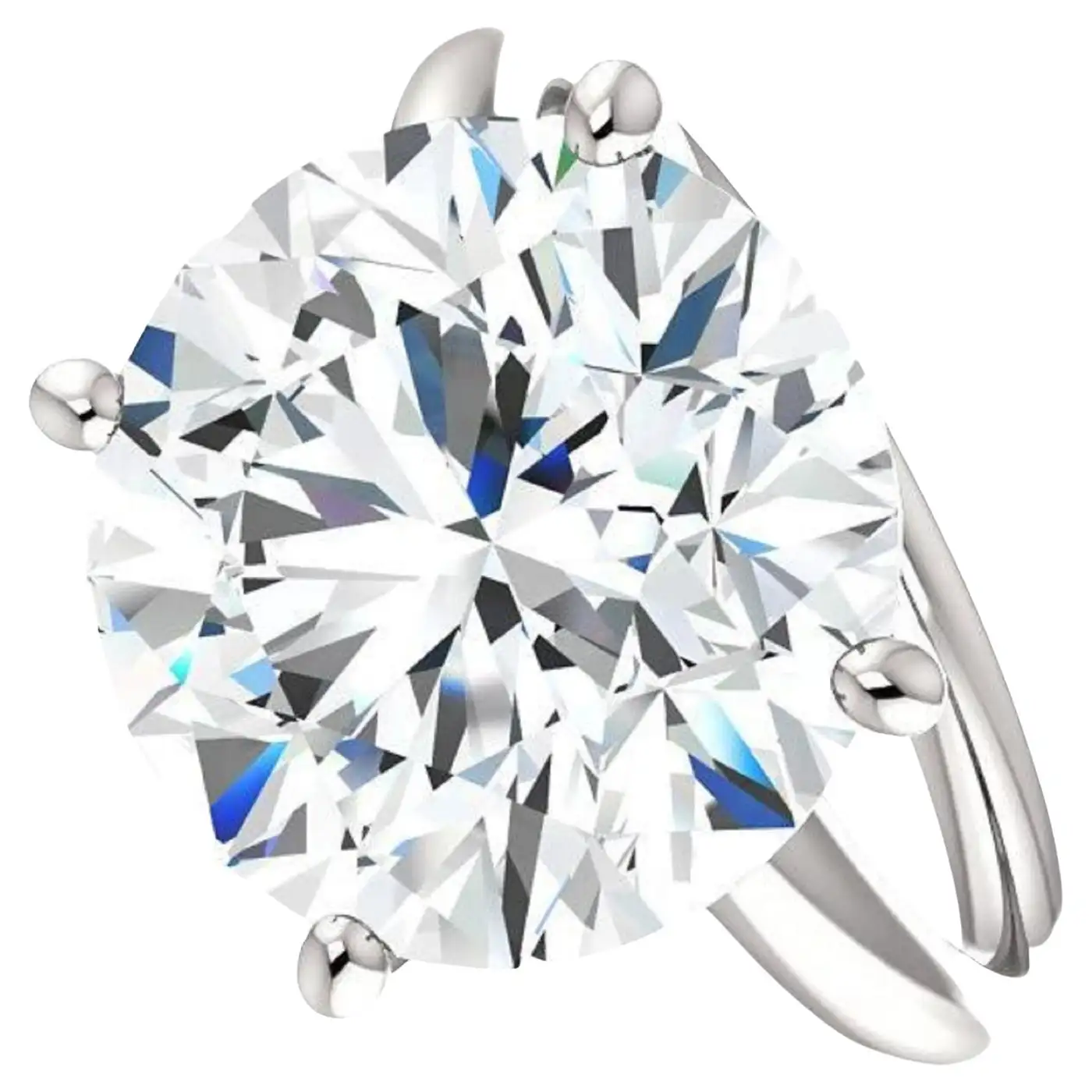 Round Diamond Platinum Ring GIA Certified 10.48 Carats Round Diamond Platinum Ring GIA Certified 10.48 Carats