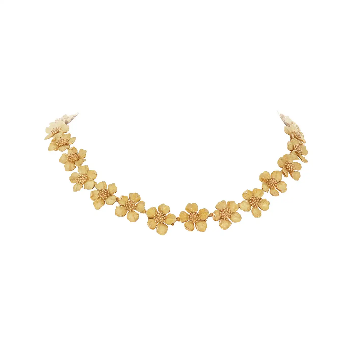 Tiffany & Co. Dogwood Flower Gold Necklace Tiffany & Co. Dogwood Flower Gold Necklace