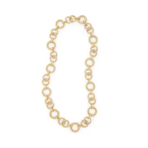 Tiffany & Co. Gold Rope Link Necklace Tiffany & Co. Gold Rope Link Necklace