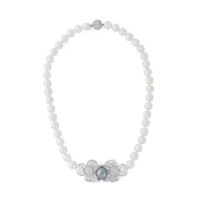 Tiffany & Co. Tahitian Pearl and Diamond Crab Necklace Tiffany & Co. Tahitian Pearl and Diamond Crab Necklace