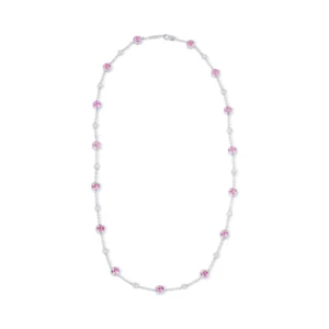 Tiffany Swing Pink sapphire and Diamond Necklace Tiffany & Co. Tiffany Swing Pink sapphire and Diamond Necklace Tiffany & Co.