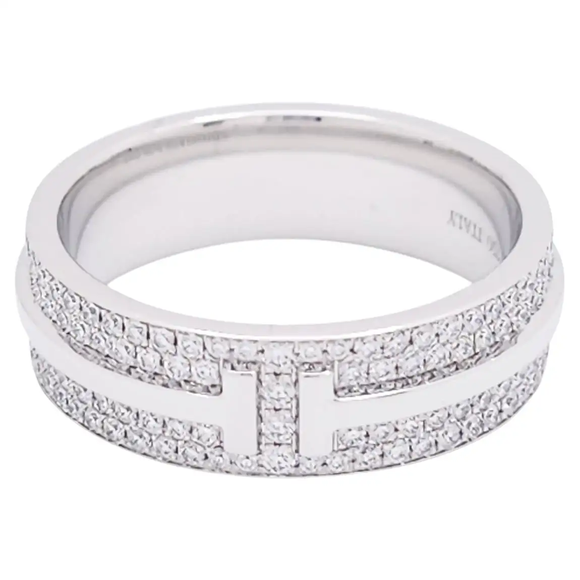 Tiffany T Wide Pave Diamond Band Tiffany & Co.