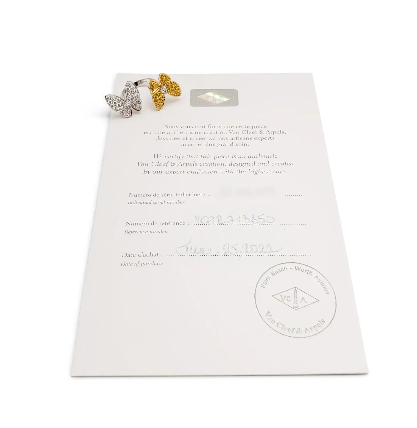 Two Butterfly Between-the-Finger Ring Two Butterfly Between-the-Finger Ring