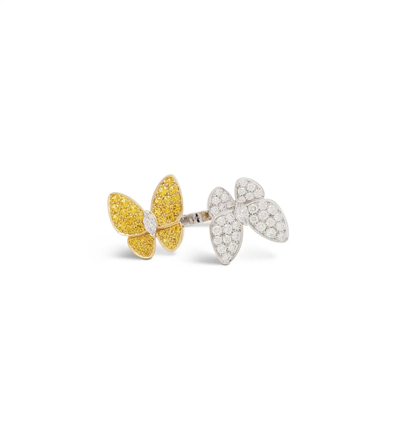 Two Butterfly Between-the-Finger Ring Two Butterfly Between-the-Finger Ring