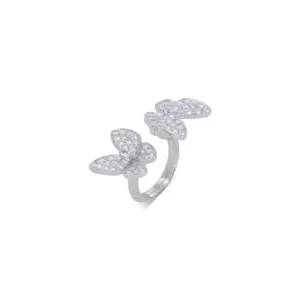 Two Butterfly Between the Finger Ring Two Butterfly Between the Finger Ring