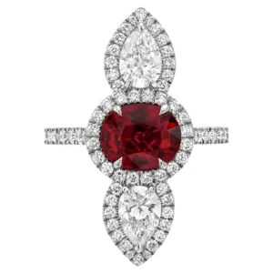 Unheated Ruby Ring 2.09 Carats AGL Certified No Heat Unheated Ruby Ring 2.09 Carats AGL Certified No Heat