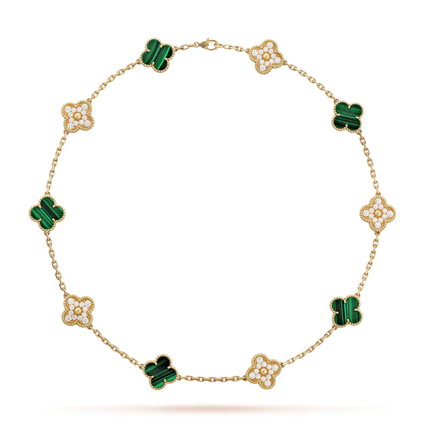 Vintage Alhambra necklace 10 motifs Vintage Alhambra necklace 10 motifs
