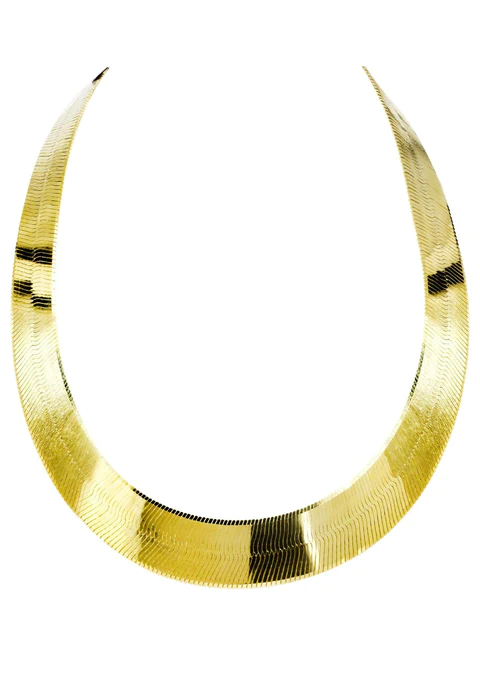 Buy 10K Mens Herringbone Gold Chain